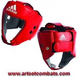 Casque AIBA cuir boxe amateur Adidas