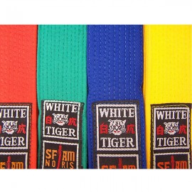 Ceinture piquée couleur White Tiger Noris