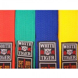 Ceinture piquée Noris White Tiger