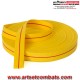 Ceinture karaté Couleur Noris Jaune avec un liseré - Rouleau 50m