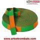 Ceinture judo Orange et Verte Noris - Rouleau 50m