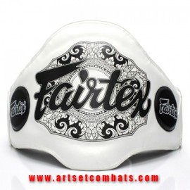 Ceinture de frappe Fairtex "V2" Thaï - Blanc