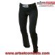 PANTALON FEMME DE SAVATE BOXE FRANÇAISE UNI NOIR