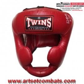 CASQUE DE BOXE TWINS ROUGE