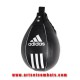 Poire de vitesse cuir style US Adidas 15x23 cm