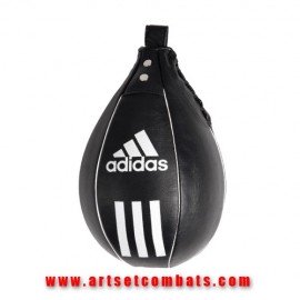 Poire de vitesse T.M.  cuir style US Adidas 15x23 cm