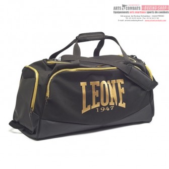 SAC DE SPORT LÉONE NOIR ET OR