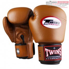 TWINS SPECIAL GANTS DE BOXE CLASSIQUE MARRON