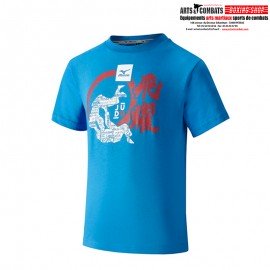 T-SHIRT JUDO DENTO  MC ENFANT MIZUNO