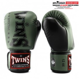 Twins Special BGVL 8 Boxing Gloves Noir/Kaki