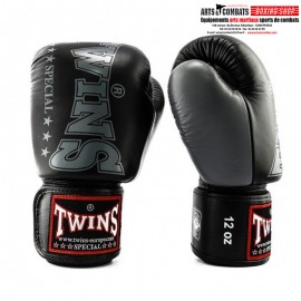 GANTS DE BOXE TWINS BGVL8 NOIR/GRIS