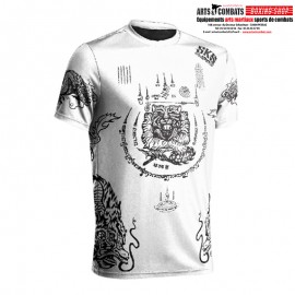 T-Shirt SKS Collection SAK YANT Blanc