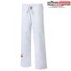 Pantalon de Judo YUSHO MIZUNO Blanc