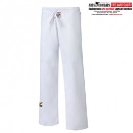 Pantalon de Judo YUSHO MIZUNO Blanc