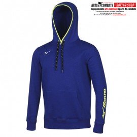 SWEAT CAPUCHE TEAM MIZUNO MIXTE  BLEU