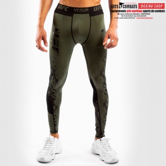 Pantalon de Compression homme UFC Venum Authentic Fight Week Kaki