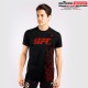 T-shirt Manches Courtes en coton homme UFC Venum Noir