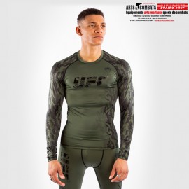 T-shirt de compression manches longues UFC Venum Kaki