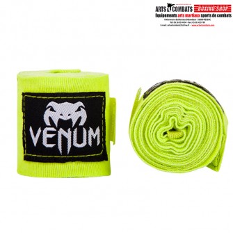 Bandages de Boxe Venum Kontact Original 4m Jaune fluo