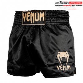 SHORT DE MUAY THAI VENUM CLASSIC VENUM NOIR/OR