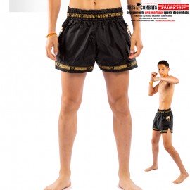 SHORT DE MUAY THAI VENUM PARACHUTE - NOIR/OR