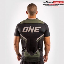 T-SHIRT DRY-TECH VENUM ONE FC IMPACT - NOIR/KAKI