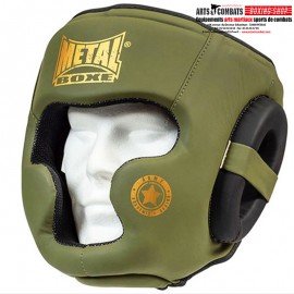 Casque PRO Intégral Métal Boxe "Militar "