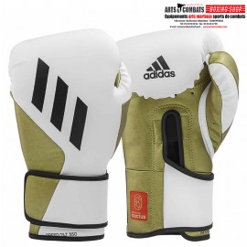 Gants de boxe VEGAN TILT velcro adidas Blanc/or