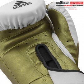 Gants de boxe VEGAN TILT velcro adidas Blanc/or