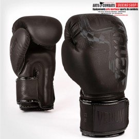 GANTS DE BOXE VENUM SKULL - NOIR/NOIR