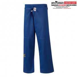Pantalon de Judo YUSHO MIZUNO Bleu