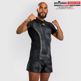 RASHGUARD VENUM RAZOR - MANCHES COURTES - NOIR/OR