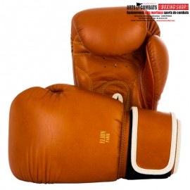 GANTS DE BOXE ELION COLLECTION PARIS - MARRON VINTAGE