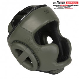 CASQUE DE BOXE ELION PARIS CUIR KAKI