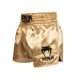 SHORT DE MUAY THAI VENUM CLASSIC VENUM OR / NOIR