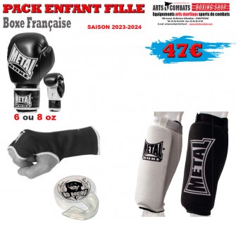 Pack de Boxe Française Enfant Fille