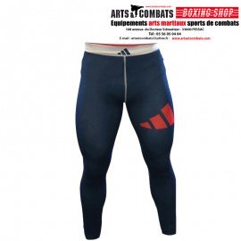 Pantalon de compression Adidas - Bleu/Blanc/Rouge