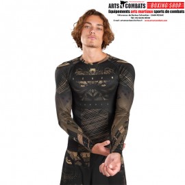 Rashguard à Manches Longues Venum Gorilla Jungle Noir/Sable