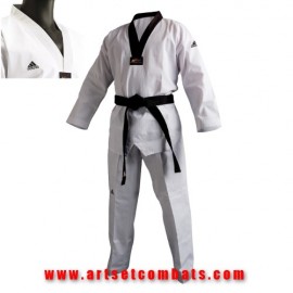 Dobok Taekwondo col blanc ADI-CHAMP II Adidas
