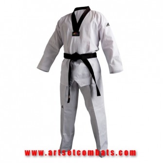 Dobok teakwondo col noir ADI-CHAMP II Adidas