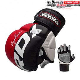 Gants de MMA et Grappling RDX T6 Rouge