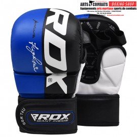 Gants de MMA et Grappling RDX T6 Bleu