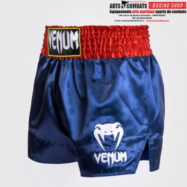 SHORT DE MUAY THAI VENUM CLASSIC VENUM BLEU/ROUGE/BLANC