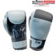 Gants De Boxe Rumble Cuir BLOCK COLOR Gris/Noir V6 RD BOXING