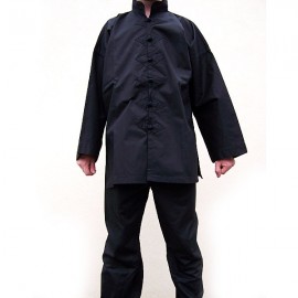 Tenue Kung Fu noire traditionnelle