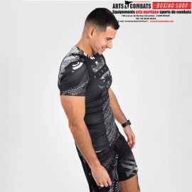 Rashguard à Manches Courtes Venum Gorilla Jungle Noir/Blanc