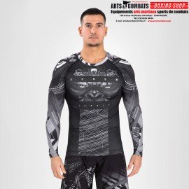 Rashguard à Manches Longues Venum Gorilla Jungle Noir/Blanc