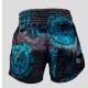 Short de Muay Thaï, K1 et Kickboxing tiger Noir Bleu