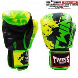 Gants de boxe Twins Fantasy - Vert Fluo