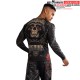 Rashguard à Manches Longues Santa Muerte 5.0 - Noir Profond/Or